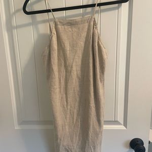 Linen abercrombie dress